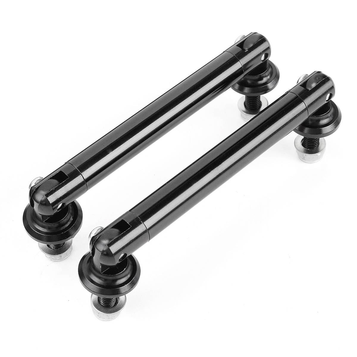 2 Stuks 75 Mm Auto Bumper Protector Lip Staaf Splitter Strut Tie Bar Ondersteuning Voor Achter Universal