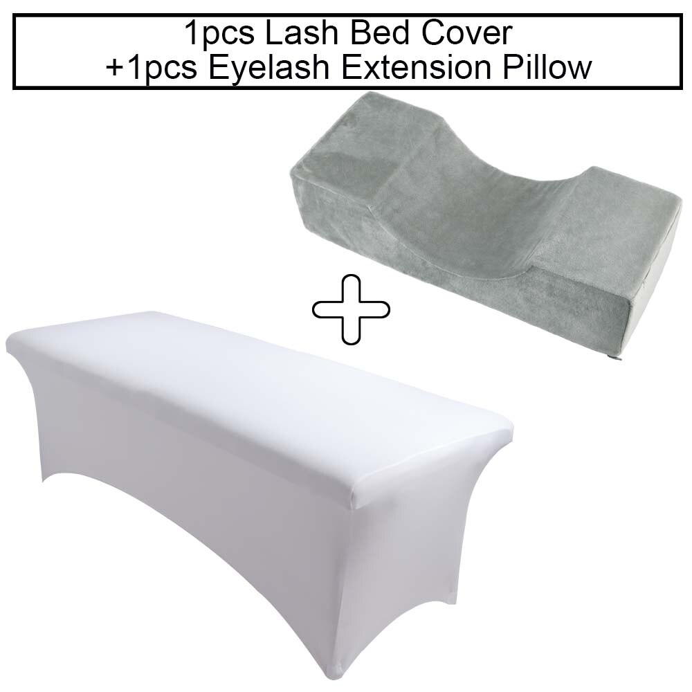Wimper Kussen Hoofdsteun Ondersteuning Lash Kussen Nek Geënt Wimpers Elastische Vel Wimper Extension Bed Cover Make Lash Salon: set 8