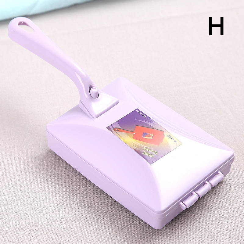 Household House Cleaning Brush Carpet Quilt Clean Tool With Handle Two-Wheel Brush Bedroom Floor Household Cleaning Supplies: H