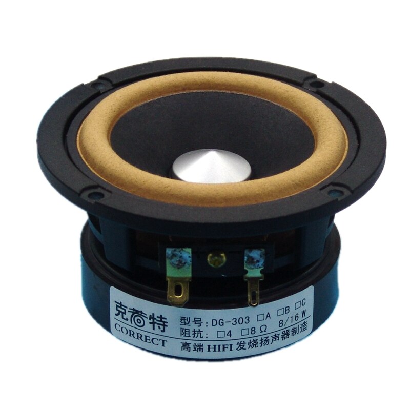 2pcs 3 inch full range speaker aluminum cone rack leather edge bluetooth speaker desktop bookshelf