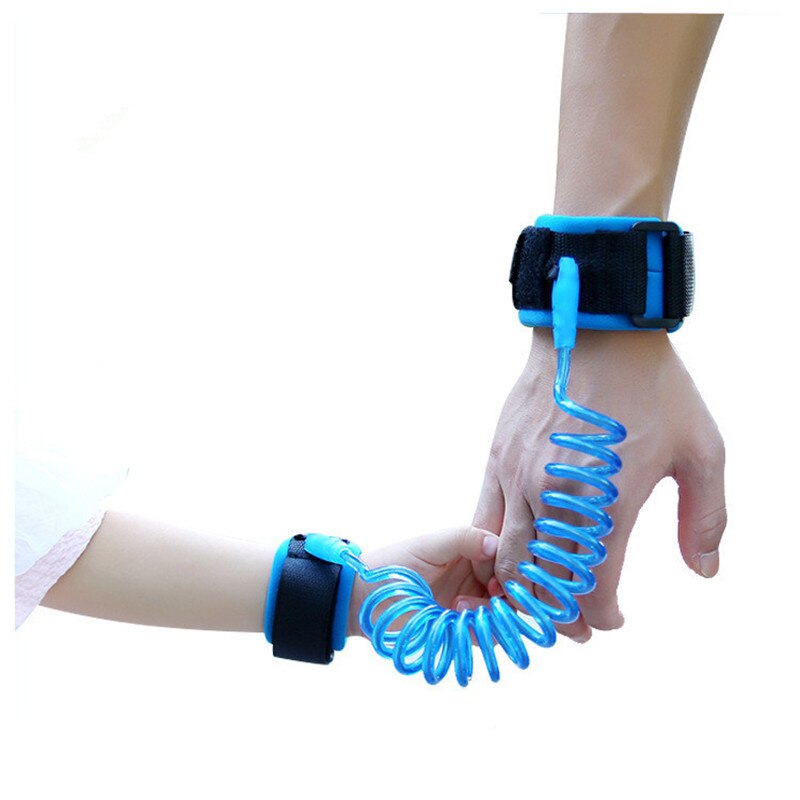 Infants Baby Children Safety Anti Lost Wrist Link 360 degree Green 1.5M main image 0