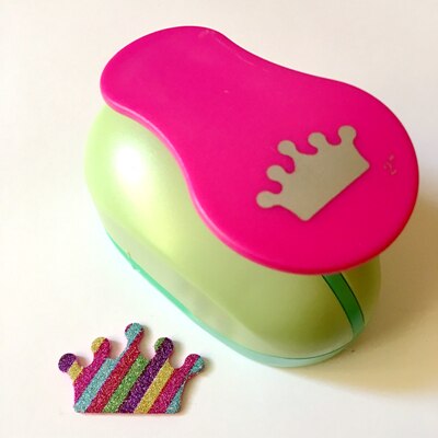 Extra Große 2 ''5 cm Kreis Furador Papier Puncher Scrapbooking Stempeln Handwerk Perfurador Diy Puncher Papier Kreis Schneider 3178B: crown