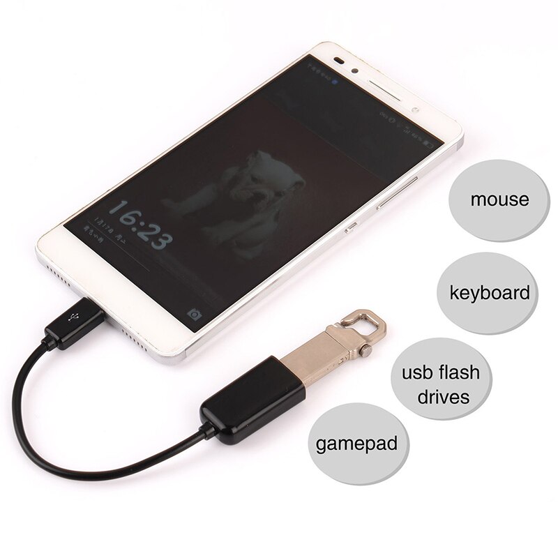 Usb Vrouwelijke Converter Otg Adapter Kabel Voor Android Telefoon Lichtgewicht Korte Draagbare