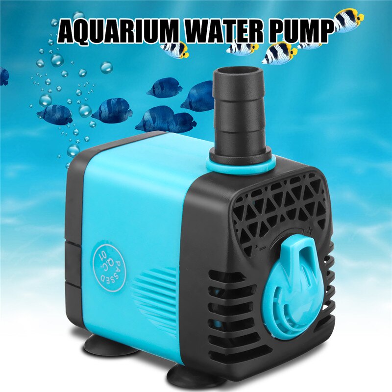 10/15/25/40W Waterproof Submersible Aquarium Water Pumps 220V Fish Tank Pond Pool Fountains Water Pump 600/800/1200/2500L/H: 15W