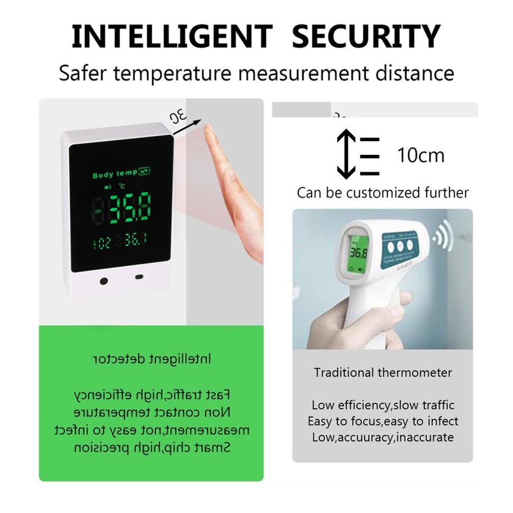 A8S K3X Non-contact Infrared Thermometer Automatic Infrared Thermometer High Precision Measures Body Temperature Fast Ship