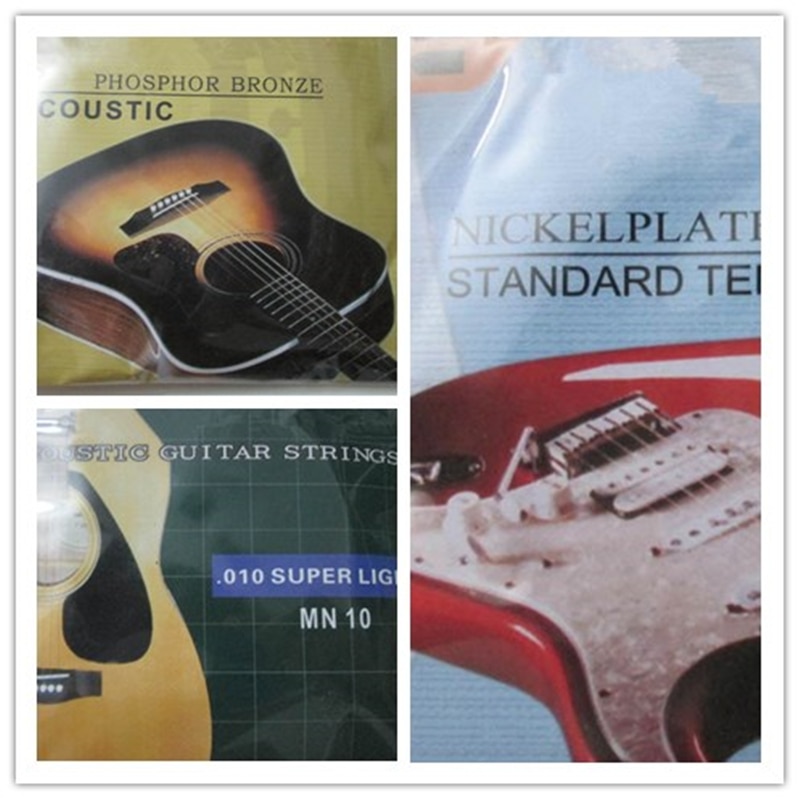10 Sets Practiced Guitar String For Electric Guitar Acoustic Guitar Classic Guitar
