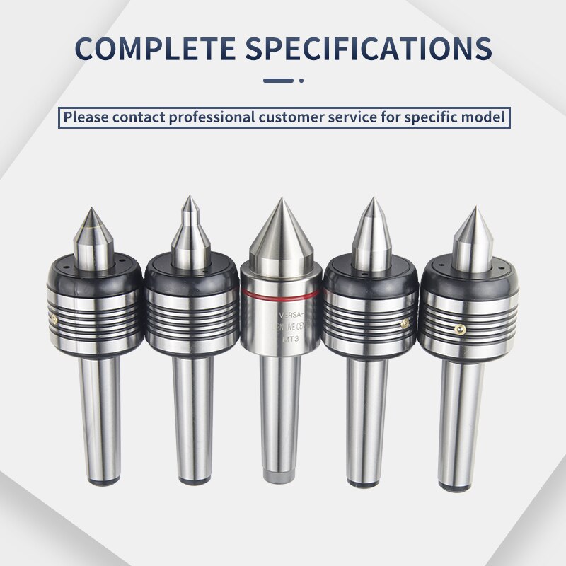 Centre de fraisage en acier MT3 MT4, outil à trois roulements CNC