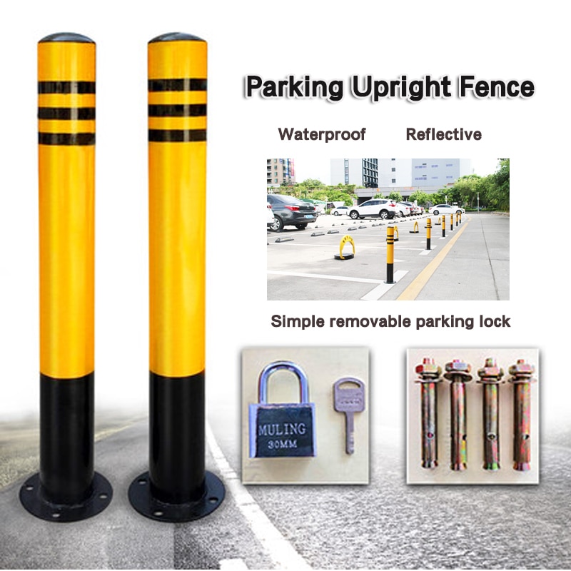 Thickening parking parking lock activities column column buffer pillar protection pile mobile road parking space with lock