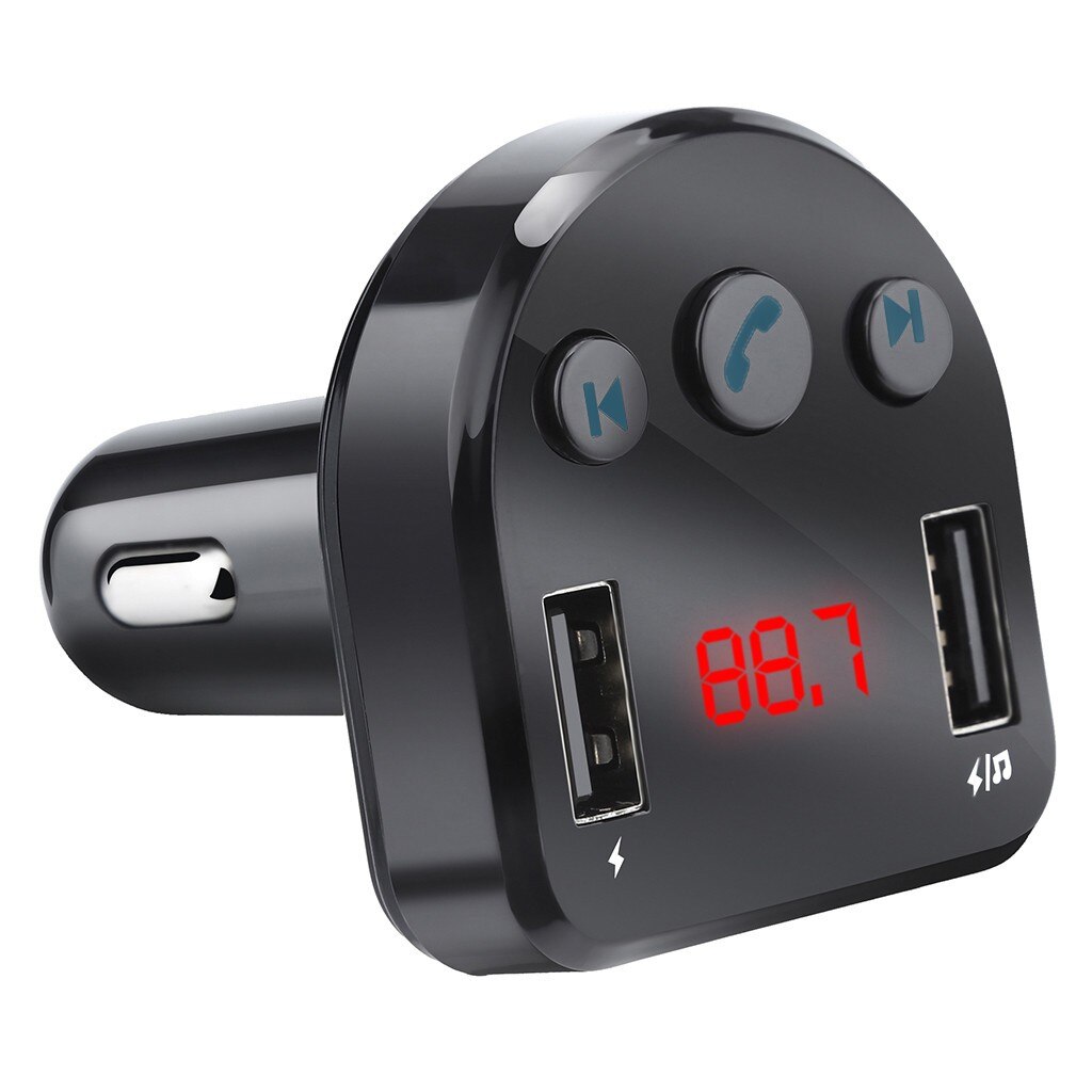 Wireless Car FM Transmitter Radio Adapter USB Charger LCD Mp3 Player Handsfree car mp3 player transmiter bluetooth автомагнитола