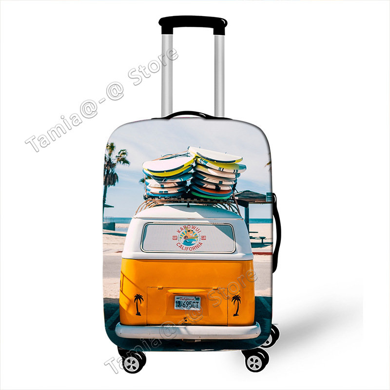 Capa protetora para mala de viagem de carro, acessórios de viagem, capa elástica contra poeira para bagagem, aplicável a mala de 18 ''-32''