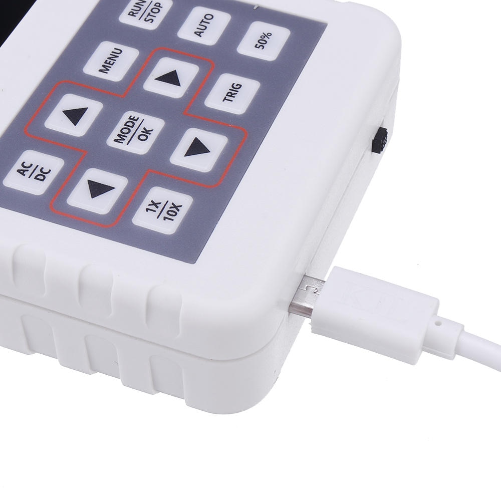 YEAPOOK – Mini Oscilloscope numérique Portable, Kit de stockage, bande passante de 5MHz, taux d'échantillonnage de 20 MS/s, entrepôt RU