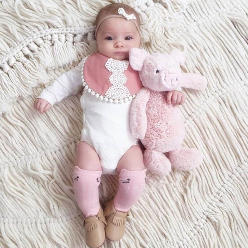 Cute Cartoon Baby Socks Print Animal Cotton Knee High Newborn kids baby Boy Girl Cat Leg Warmers Socks