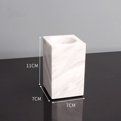 Marmor Badezimmer Zubehör einstellen Seife Spender/Gerichte Zahnbürste Halfter & Gurgeln Tassen Gewebe/Baumwolle Tupfer Kasten Fach Hochzeit: gurgeln Tasse A