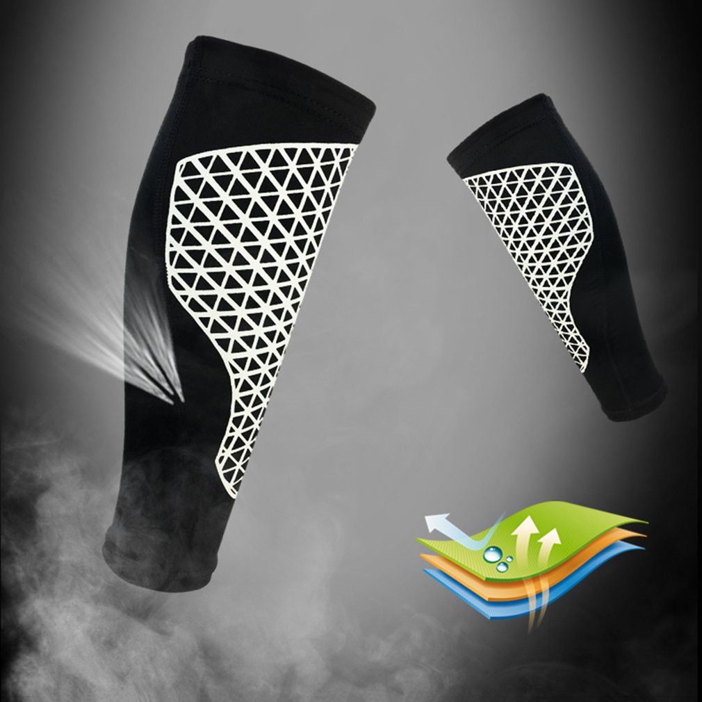1pc compressie hardloopschoenen kuitbeenbeschermers voetbal scheenbeschermers fiets beenwarmers voetbal sport beenwarmers basketbal kniebeschermers