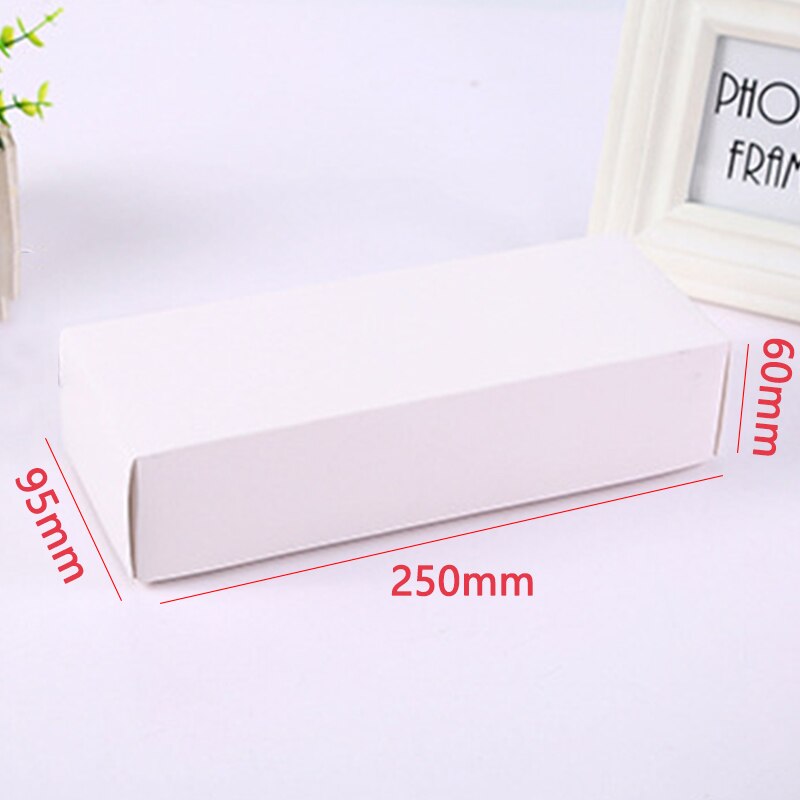 Packing Box With Lid Black White Card Kraft Paper Box Solid Color Folding Box For Valentine'S Day Birthday Party Wedding: 04
