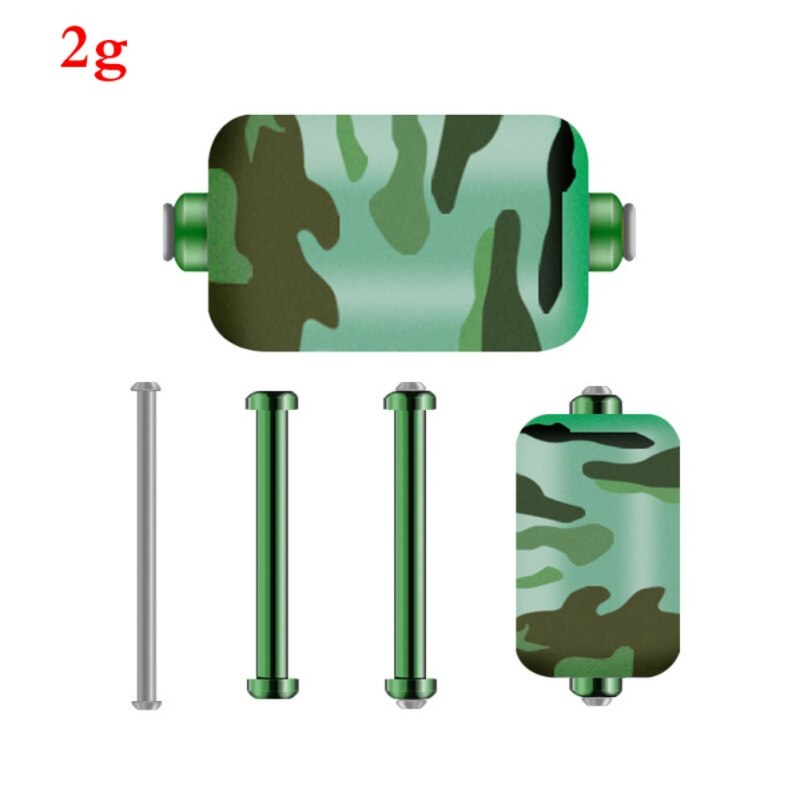 10 pièces/lot pêche plomb Protection revêtement plombs noir plomb plombs échelle pêche accessoires carpe: XW1017G1