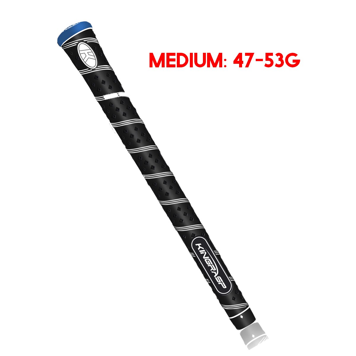 nouveaux Clubs de Golf Grip Standard/moyen Golf Putter Grip caoutchouc Golf Grip antidérapant Golf Grip 5 couleurs au choix 1 pièce: black Medium