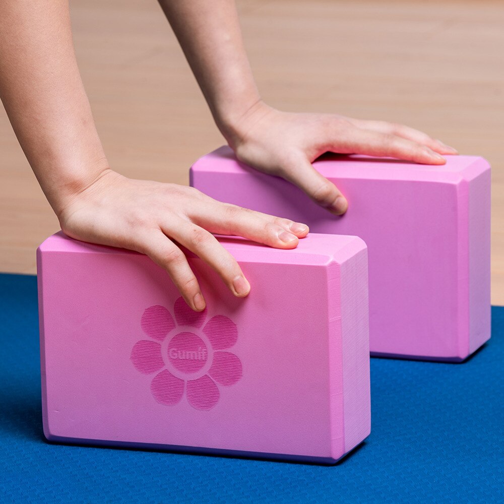 EVA Yogablock Schaumstoffziegel - 23x15x7.8cm - 2er Set - Leicht & Langlebig für Yoga, Pilates, Dehnen