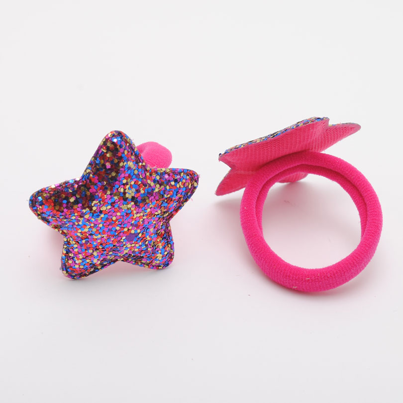 Purpurina, lote de 2 unidades de accesorios para el cabello para niñas pequeñas, cintas elásticas para el pelo para niños, goma para el pelo de para niños