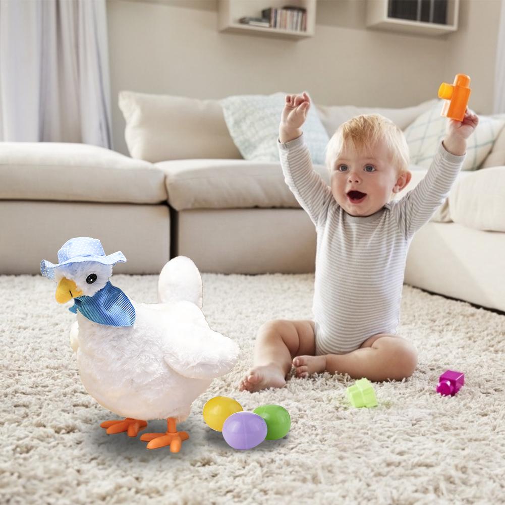 electric hen Toy Hen Hen Laying Egg Shocked Joke Child Anti-Stress Gadget Fun Game indoor Or Outdoor