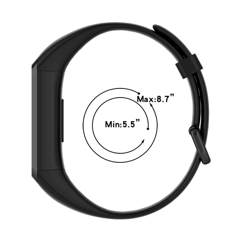 Silikone rem til huawei band 4 urrem sport armbånd silikone armbånd rem til honor band 5i erstatnings armbånd
