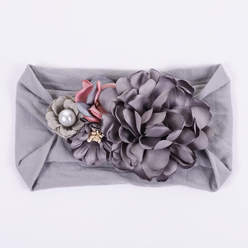 Dejorchicoco mignon enfants filles arc bandes de cheveux Plaid coton tissu Nylon bandeaux doux élastique Nylon vêtements de cheveux pour les filles