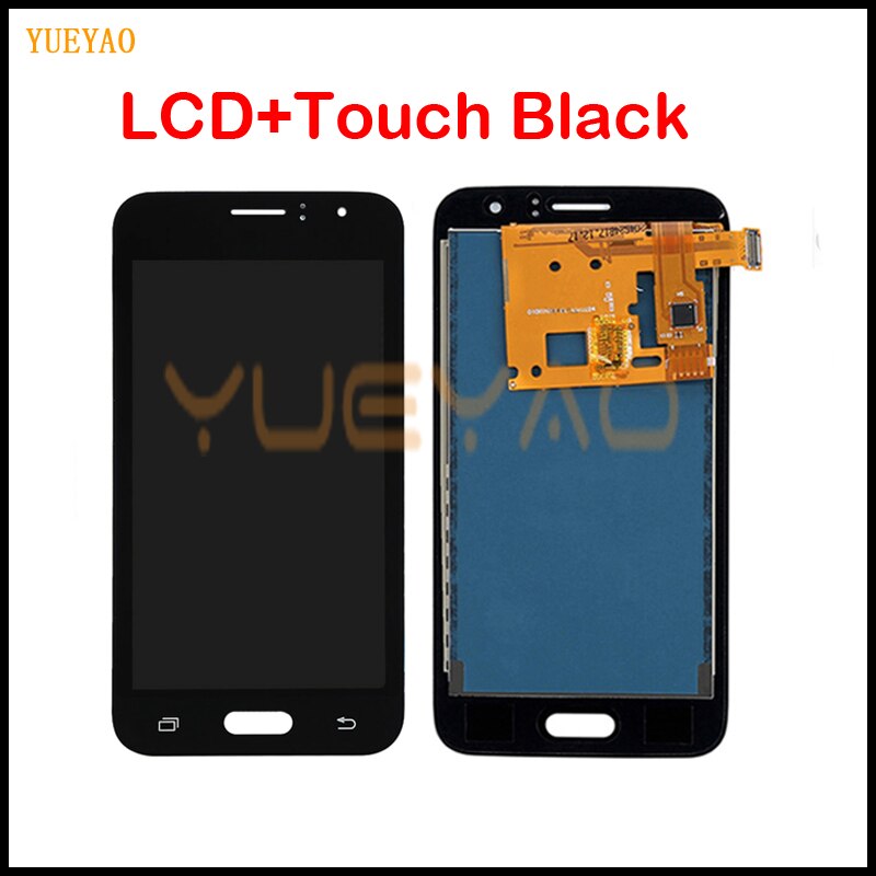Adjust Brightness LCD For Samsung Galaxy J1 J120 J120F J120M J120H J120FN LCD Display Touch Screen Digitizer Assembly: Black NoGift