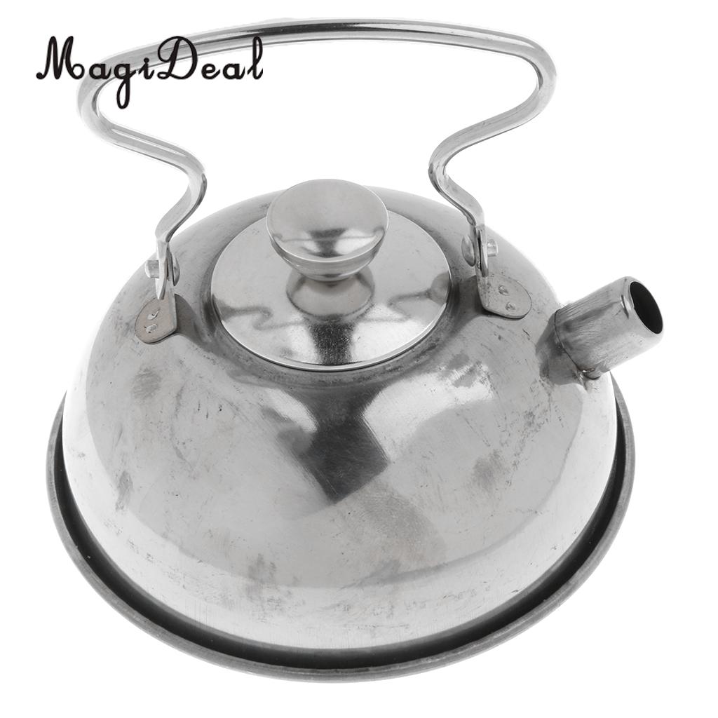 Magideal 1Set Roestvrij Stalen Waterkoker Keuken Keuken Koken Kookgerei Kids Kinderen Pretend Play Speelgoed