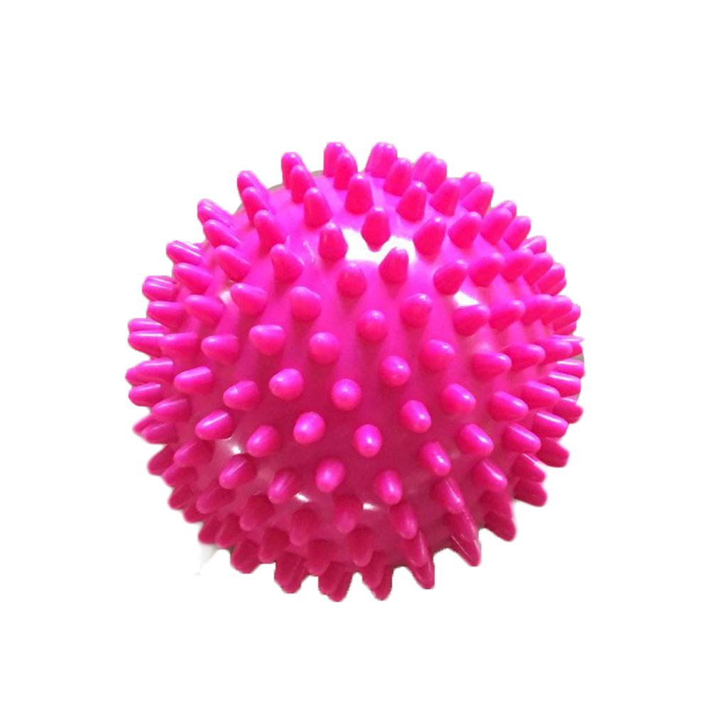 7.5 CM PVC Musle Roller Ball Spinal Massage Relieve Sore Muscle Yoga Ball: Pink