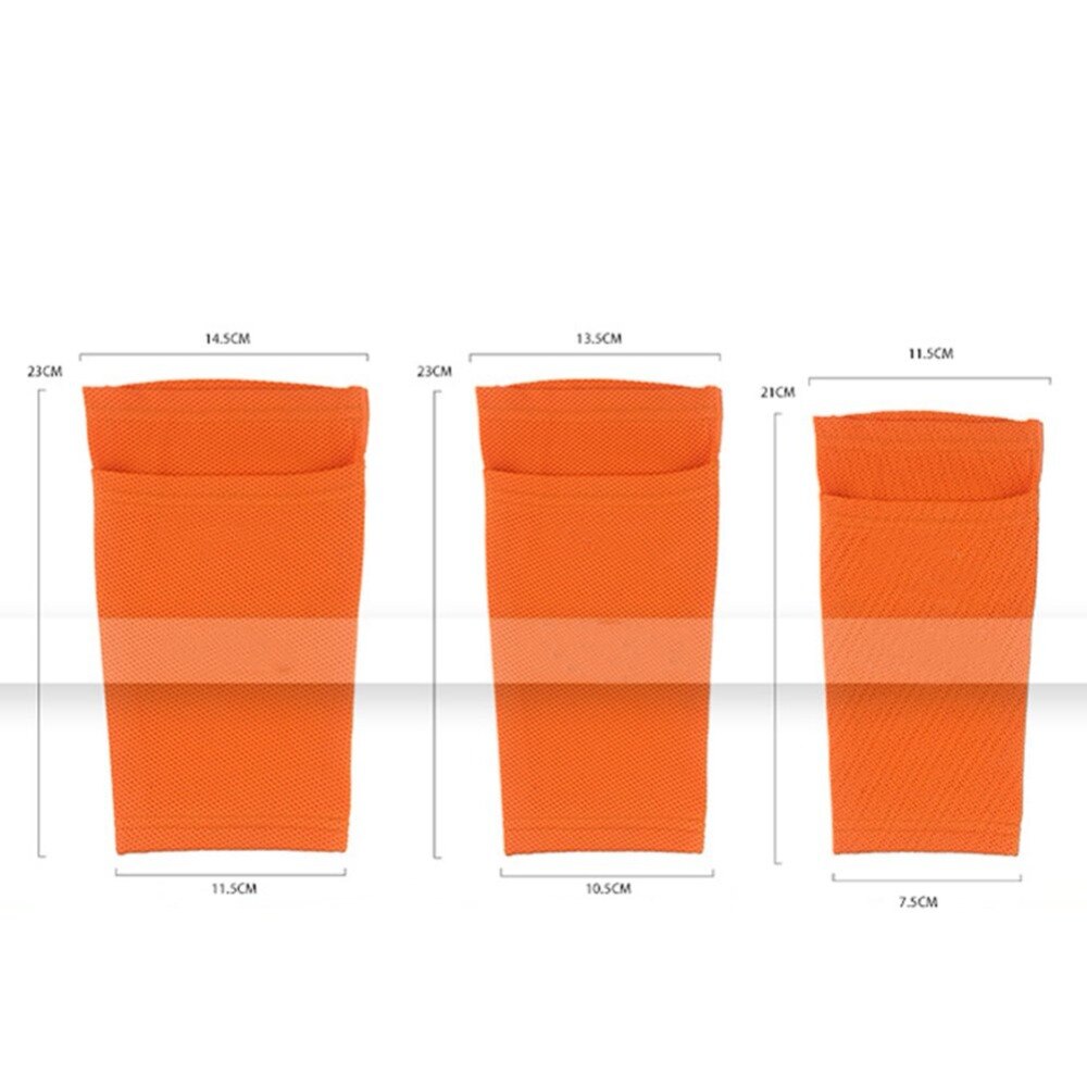 Almofadas de futebol Shin Caneleiras de Compressão Meias Respirável Mangas Panturrilha Da Perna Proteger Adultos Adolescentes Crianças Equipamentos De Futebol