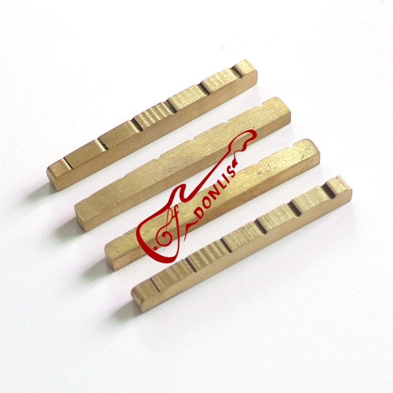 Guitar spare parts brass TL guitar nut 42/43mm ST guitar brass nuts for 6 string electric guitar guitar parts