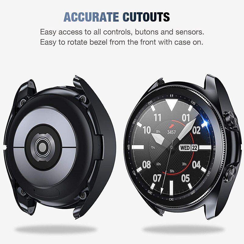 Gehard Glas Voor Samsung Galaxy Horloge 3 41Mm 45Mm Screen Protector En Case Accessoires Set Voor Galaxy Horloge 3
