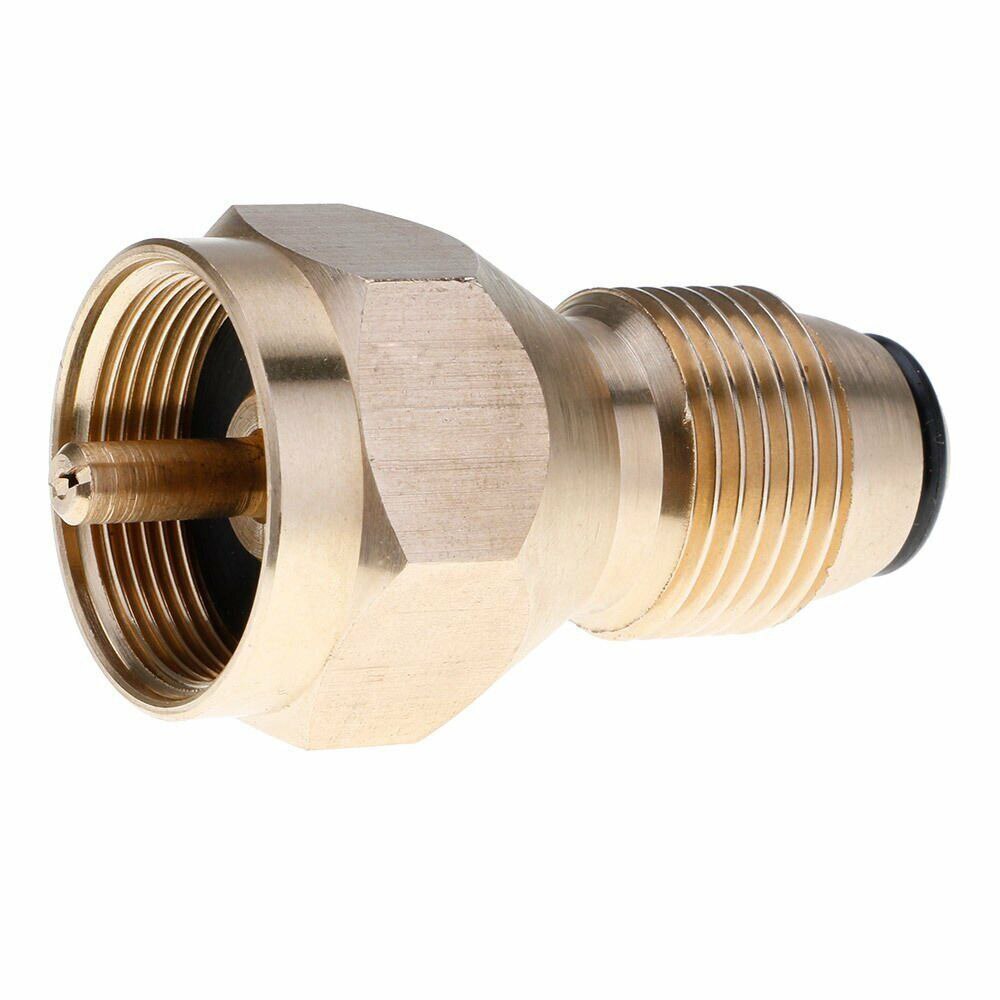 Propane Refill Adapter Lp Gas 1lb Small Cylinder Tank Brass Coleman Heater Shell Outdoor Stove Accessories