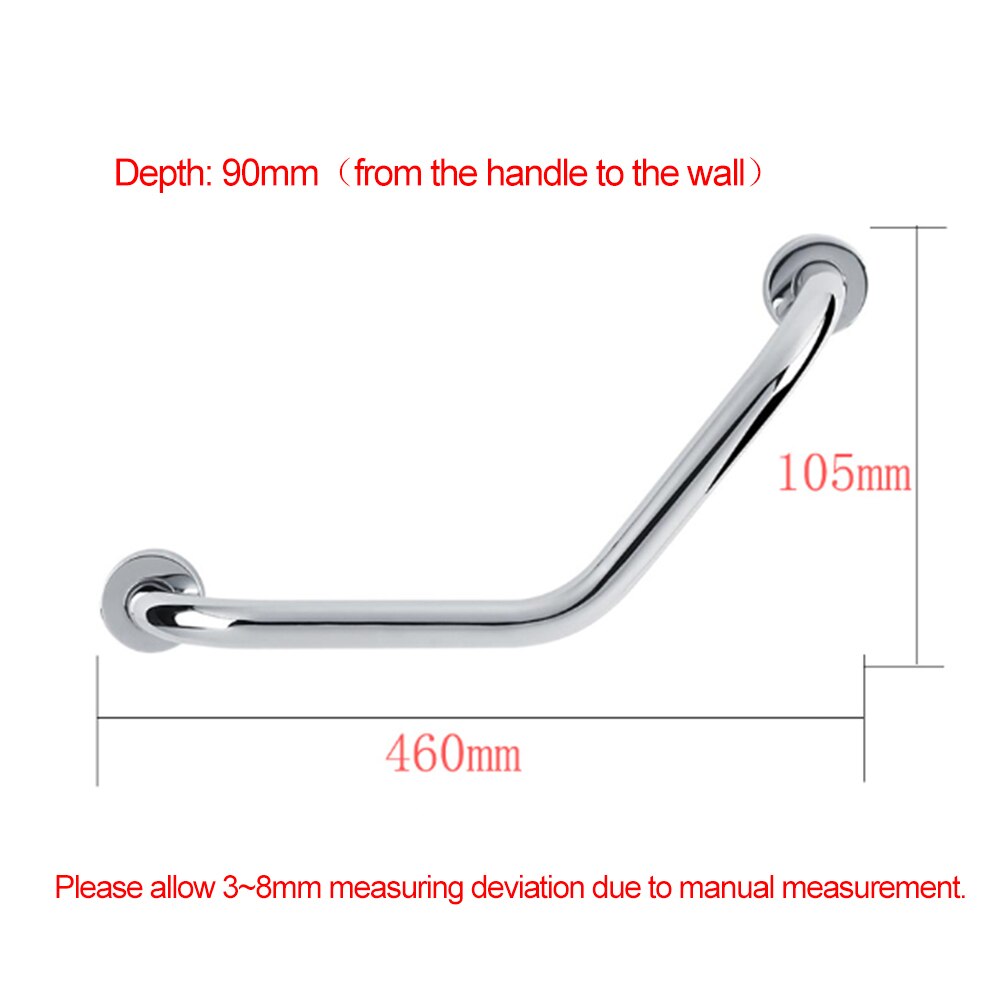 Stainless Steel Thickening Bathroom Grab Bars For Elderly Bathroom Handle Grab Bar Anti-skidding Safety Hand Rail