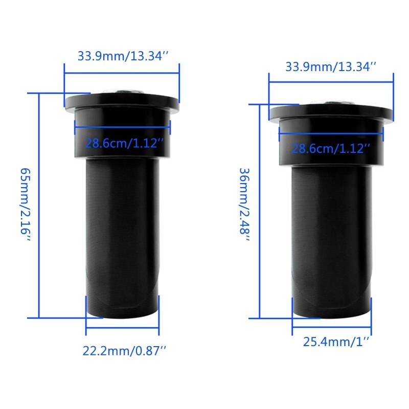 Horquilla de bicicleta plegable, adaptador para expansión de tubo, 22,2/25,4mm a 28,6mm, ciclismo