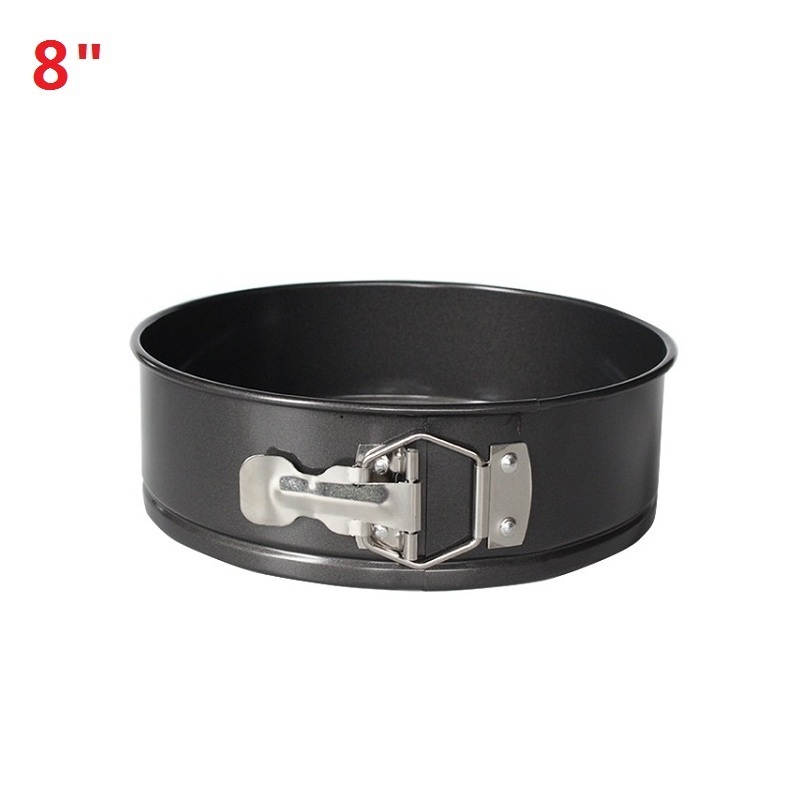 Urijk 7 zoll Nicht-Stock Kohlenstoff Stahl Springform Pfanne Kürbis Pfanne Runde Kuchen Pfanne Backformen Kuchen Backen Formen Küche liefert: 8 Zoll