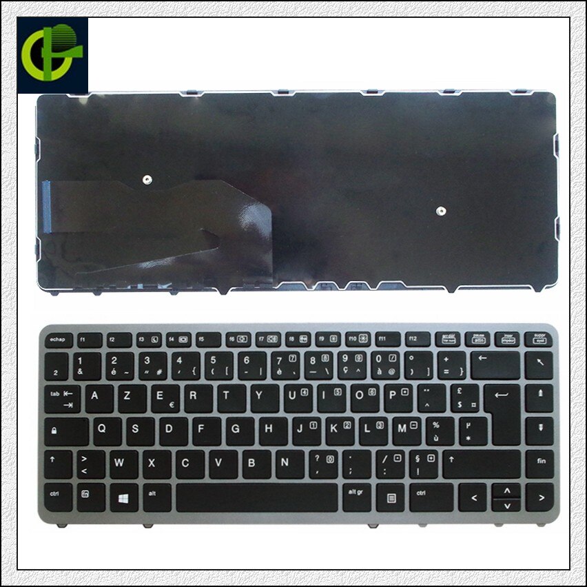 Teclado francés retroiluminado Azerty Original para HP EliteBook 840 G1 840 G2 850 G1 850 G2 855 G2 ZBook 14 FR 731179-051 736654-051: No Backlit