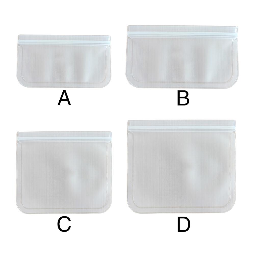 5 sztuk wielokrotnego użytku torby robić przechowywania zamrażania zamek błyskawiczny-Zamek szczelna torba na obiad na przechowywanie żywności organizacja domu