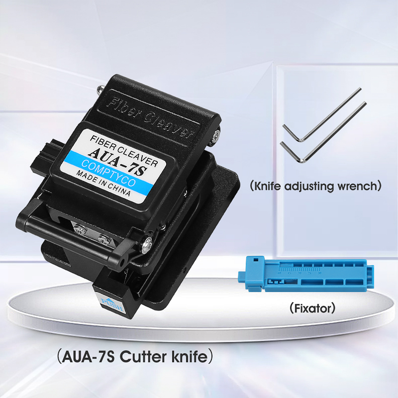 FTTH Fiber Optic Tool Kit with Fiber Optica Power Meter and 10mW Visual Fault Locator AUA-7S FTTH Tool