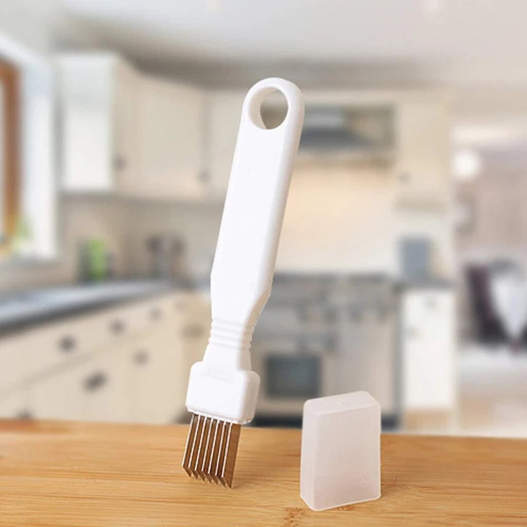Máquina trituradora de cebolla de Metal, utensilio de cocina para picar verduras, tamaño de mango, #35, por Uds.