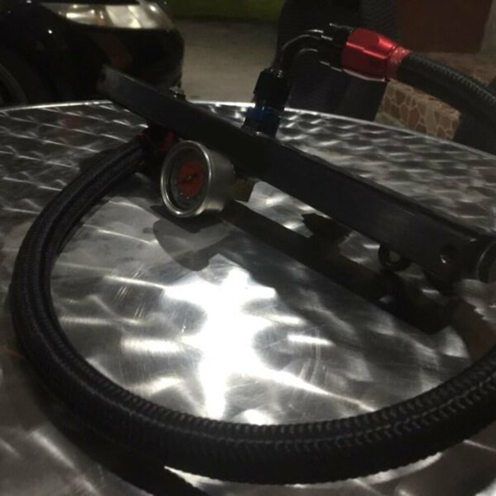 Accessories Filled Gauge Adapter Car Fuel Pressure Liquid Filled For Honda Civic Acura Integra Replacement