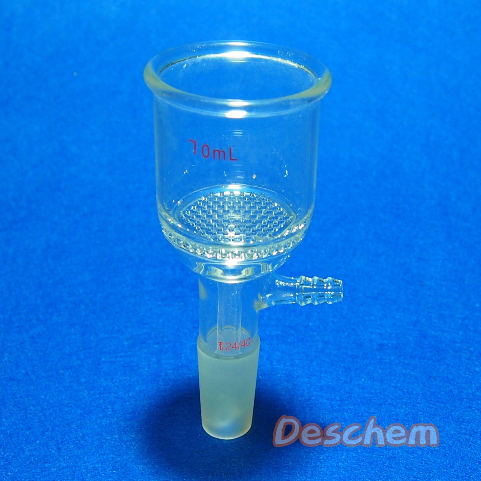 250ml,Lab Suction Filtration Device,47mm Buchner Funnel & Glass Erlenmeye Flask