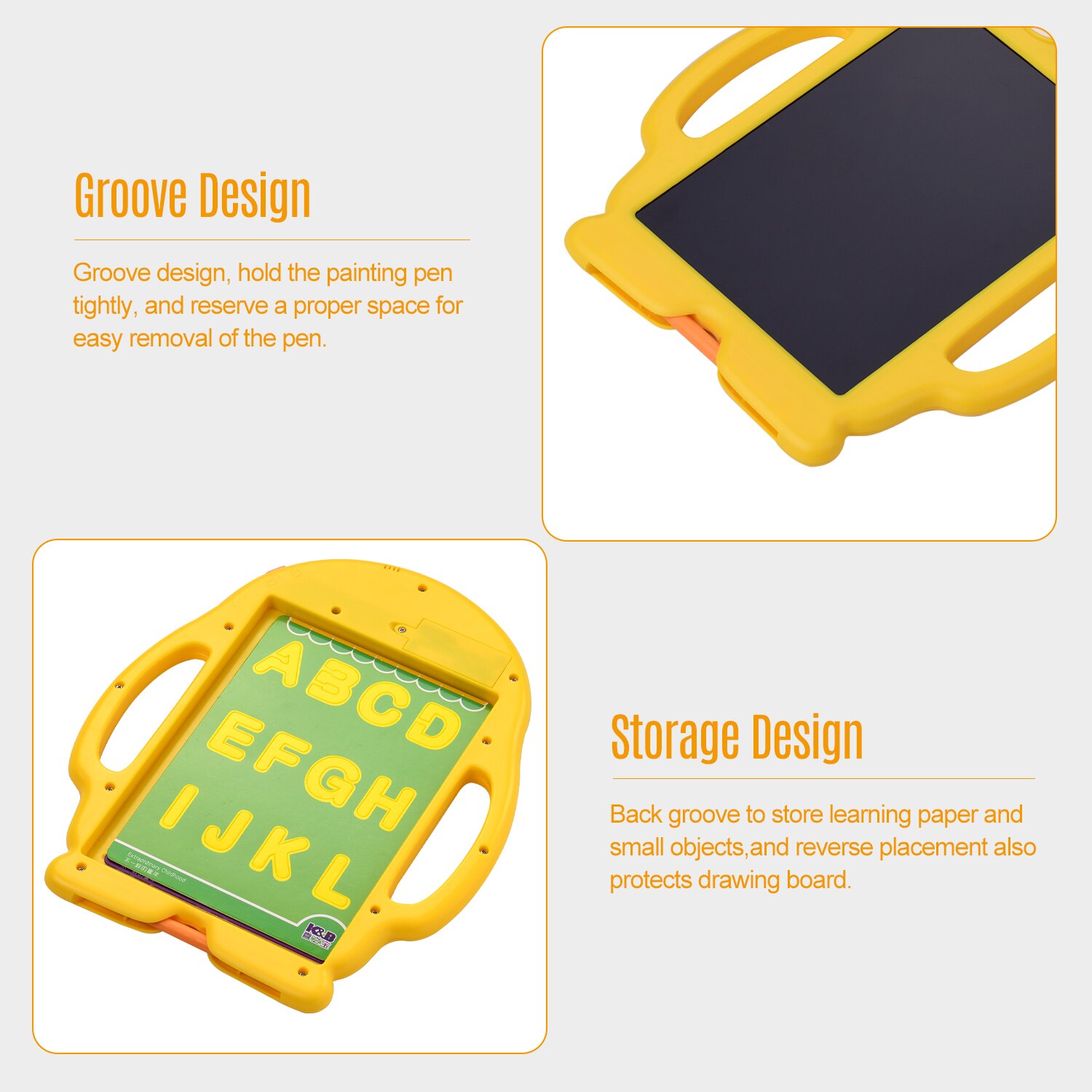 Aibecy 8.5 Inch Cartoon LCD Writing Tablet Electronic Drawing Pad Handwriting Doodle Board with 6 Pack Copy Paper Lock Button