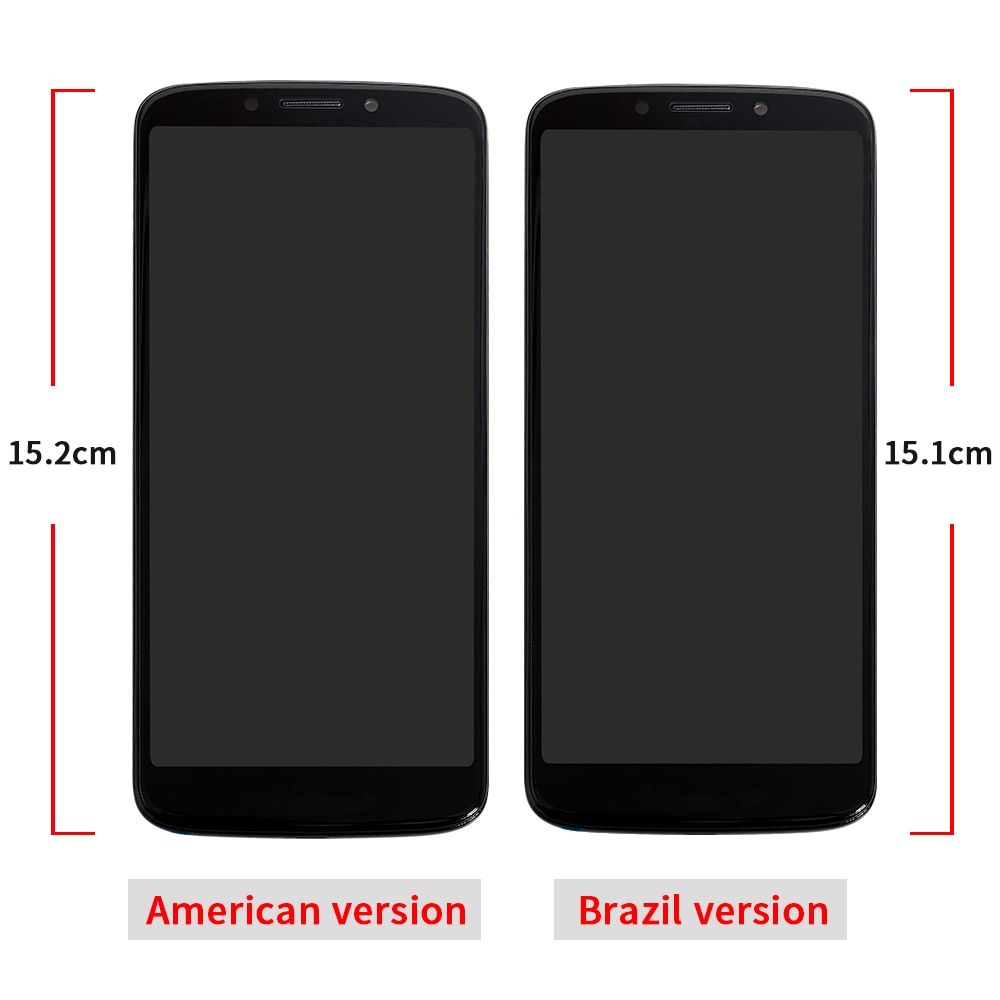 Original For Motorola Moto E5 Plus XT1924 LCD Display Touch Screen with Frame Digitizer For Moto E5 XT1944 LCD Screen with Frame