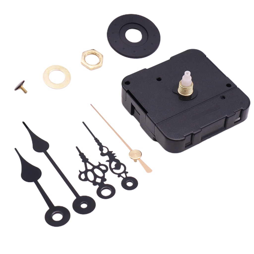 1 Set DIY Small Wall Clock Movement Mechanisms Battery Powered DIY Repair Tool 15Inch Total Shaft Length