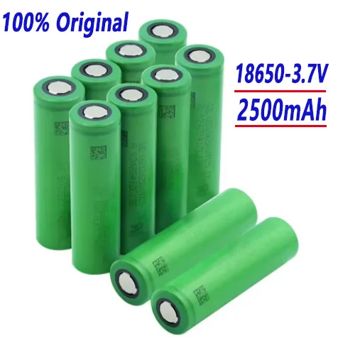 100 % originaler wiederaufladbarer Akku 18650 3,7 V VTC5 2500 mAh, geeignet zum Austausch von Taschenlampen und Spielzeugautos