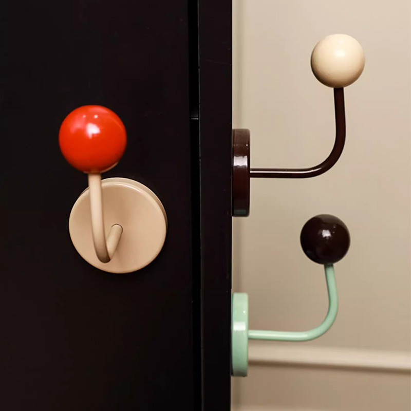 Kühlschrank stärker Magnet haken Nein-schlagen spurlose Dekoration Tür leistungs starke Magnet KleiderbüGel für Schlüssel Mantel Tasche Handtuch Halfter
