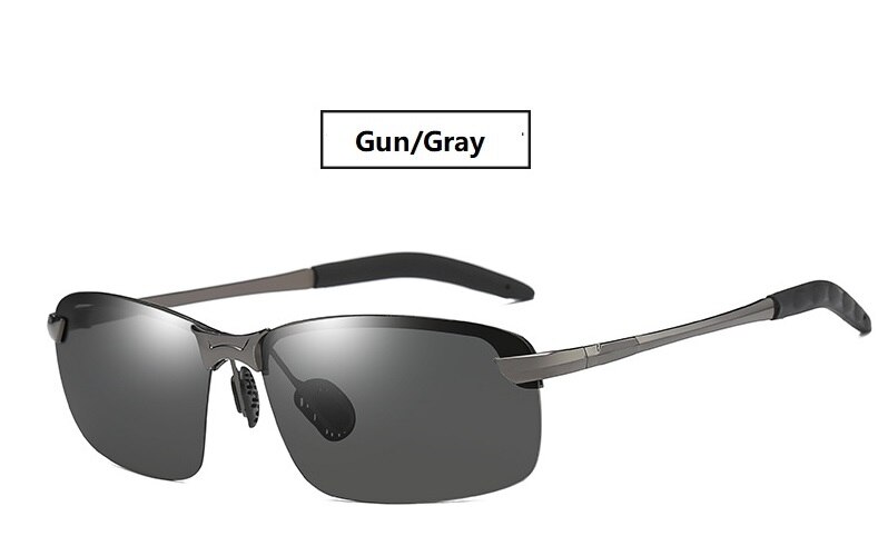 Driving Glasses Polarized night Driving Sunglasses Men Women Anti-glare Night Driver Goggles gafas Enhanced Light Glasses: Gungray
