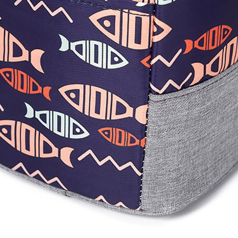 Portable Lunch Bag Cylinder-shaped Thermal Cooler Aluminum Foil Thickened Insulated Convenient Carry Tote Picnic Storage Bags