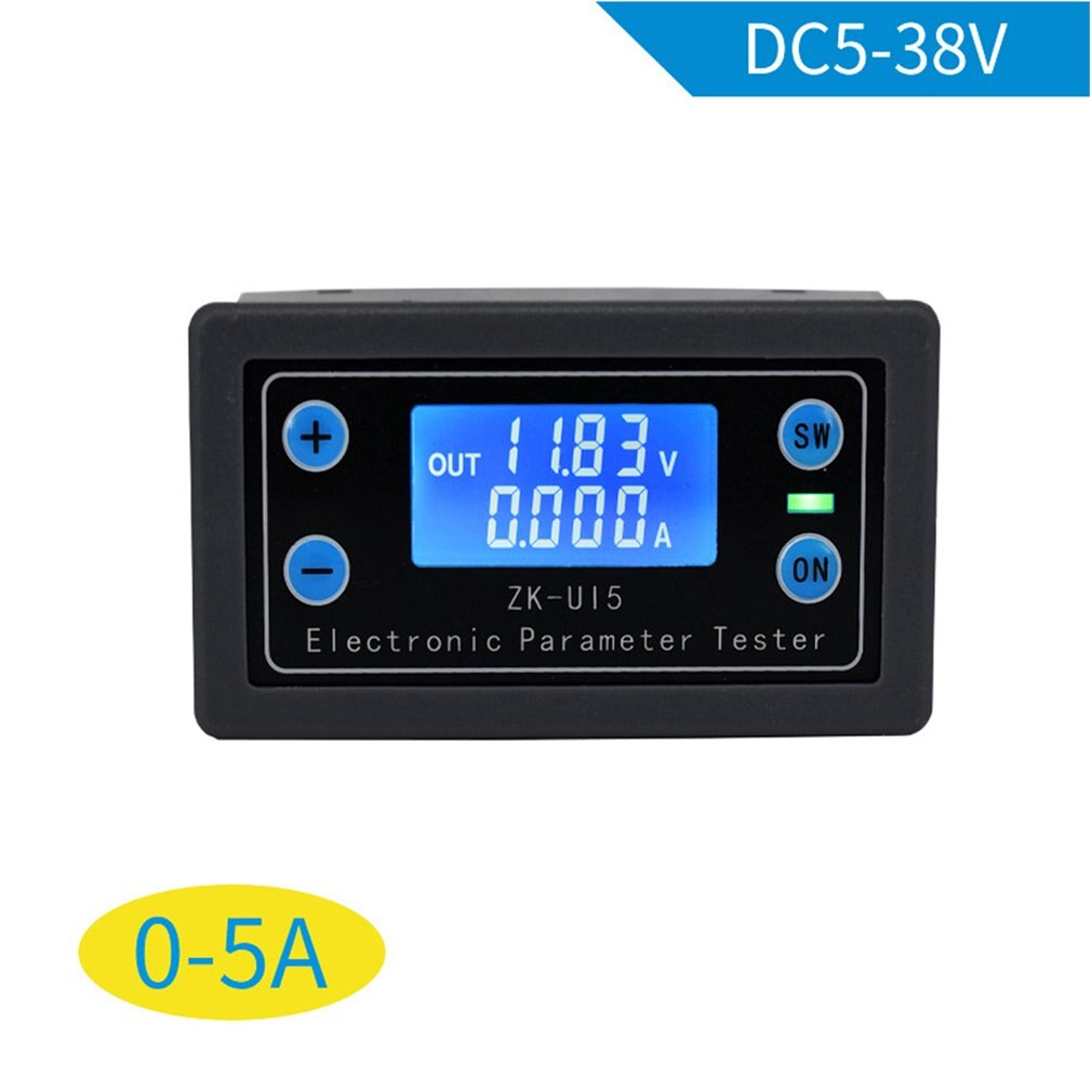 ZK-UI5 Battery Tester Voltmeter Ammeter Electronic Monitor Charger Tester Power Capacity Meter Charge Discharge Controller